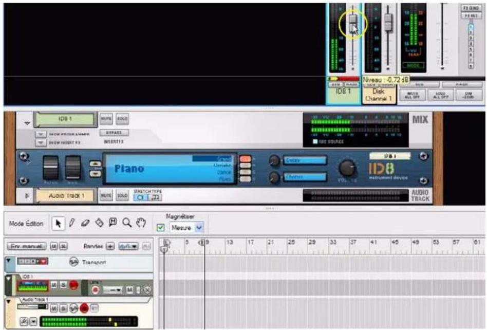 PROPELLERHEAD Reason 6.0 - Enregistrement audio à partir de sorties de voie de mixage - 5