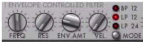 PROPELLERHEAD Reason 6.0 - Les paramètres de filtré - 1