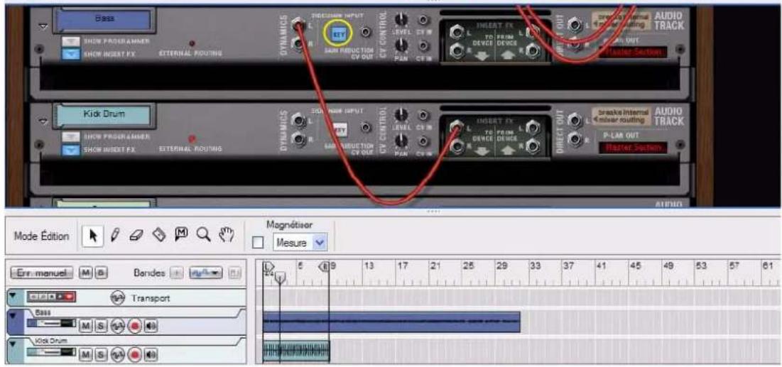 PROPELLERHEAD Reason 6.0 - Point d'insertion de compression à partir d'un canal externe - 2