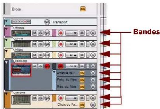 PROPELLERHEAD Reason 6.0 - Aperçu des bandes - 1