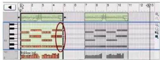 PROPELLERHEAD Reason 6.0 - Collage d'evénements en dehors d'un clip ouvert - 1