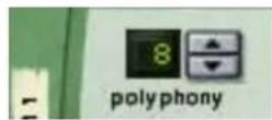 PROPELLERHEAD Reason 6.0 - Polyphonie - définition du nombre de voix - 1