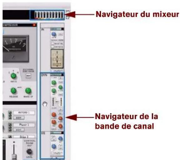 PROPELLERHEAD Reason 6.0 - Défilament et navigation dans le mixeur principal - 1