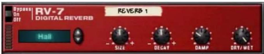 PROPELLERHEAD Reason 6.0 - Réverb numérique RV-7 Digital - 1