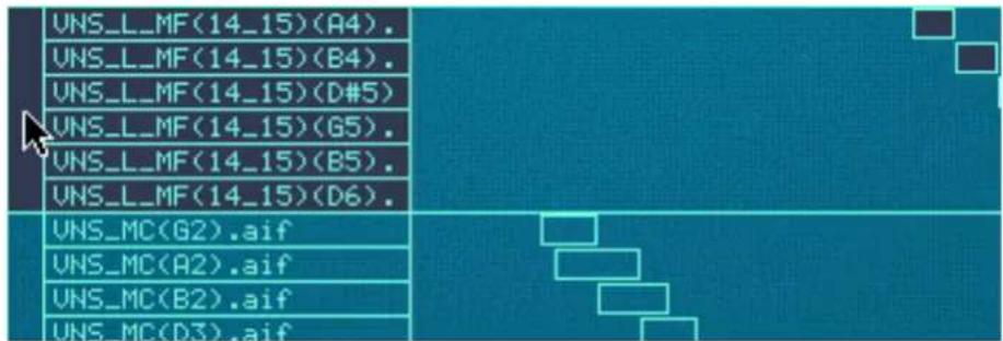 PROPELLERHEAD Reason 6.0 - Selectionner toutes les zones d'un groupe - 2
