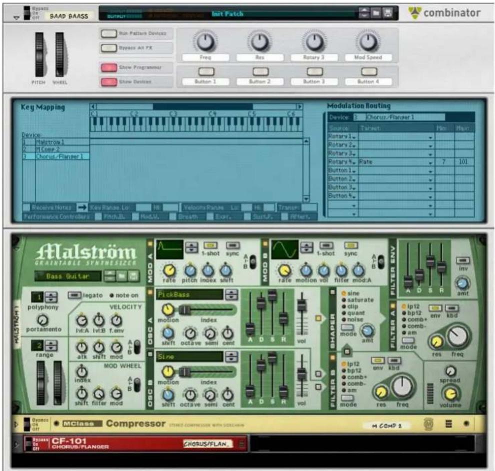PROPELLERHEAD Reason 6.0 - Éléments du Combinator - 1