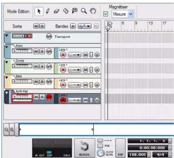 PROPELLERHEAD Reason 6.0 - Mode Morceau (avec désactivation des blocs) - 1