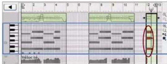 PROPELLERHEAD Reason 6.0 - Collage d'evénements en dehors d'un clip ouvert - 9