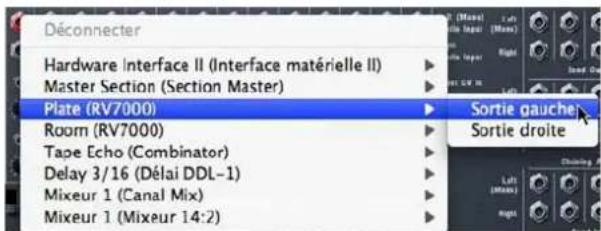 PROPELLERHEAD Reason 6.0 - Connexion des câbles via des menus pop-up - 1