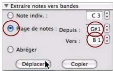 PROPELLERHEAD Reason 6.0 - Exemple d'extraction de notes vers des bandes - 2