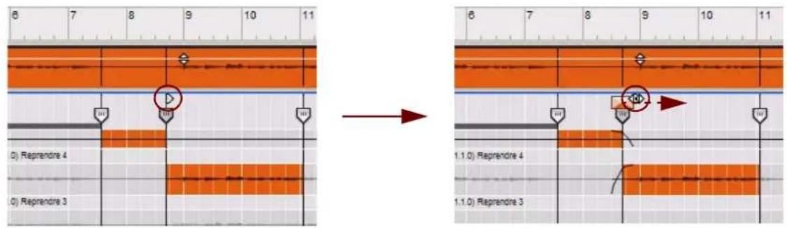 PROPELLERHEAD Reason 6.0 - Pour éliminer les clics éventuels qui pouraient apparaître entre les enregistements des différents segments de notre clip, insérons quelques fondus enchâné. - 1