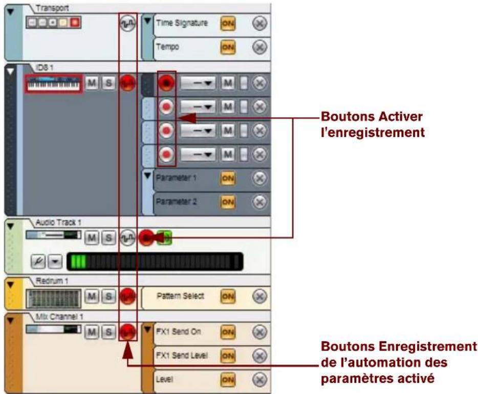 PROPELLERHEAD Reason 6.0 - Activier l'enregistrement - 1