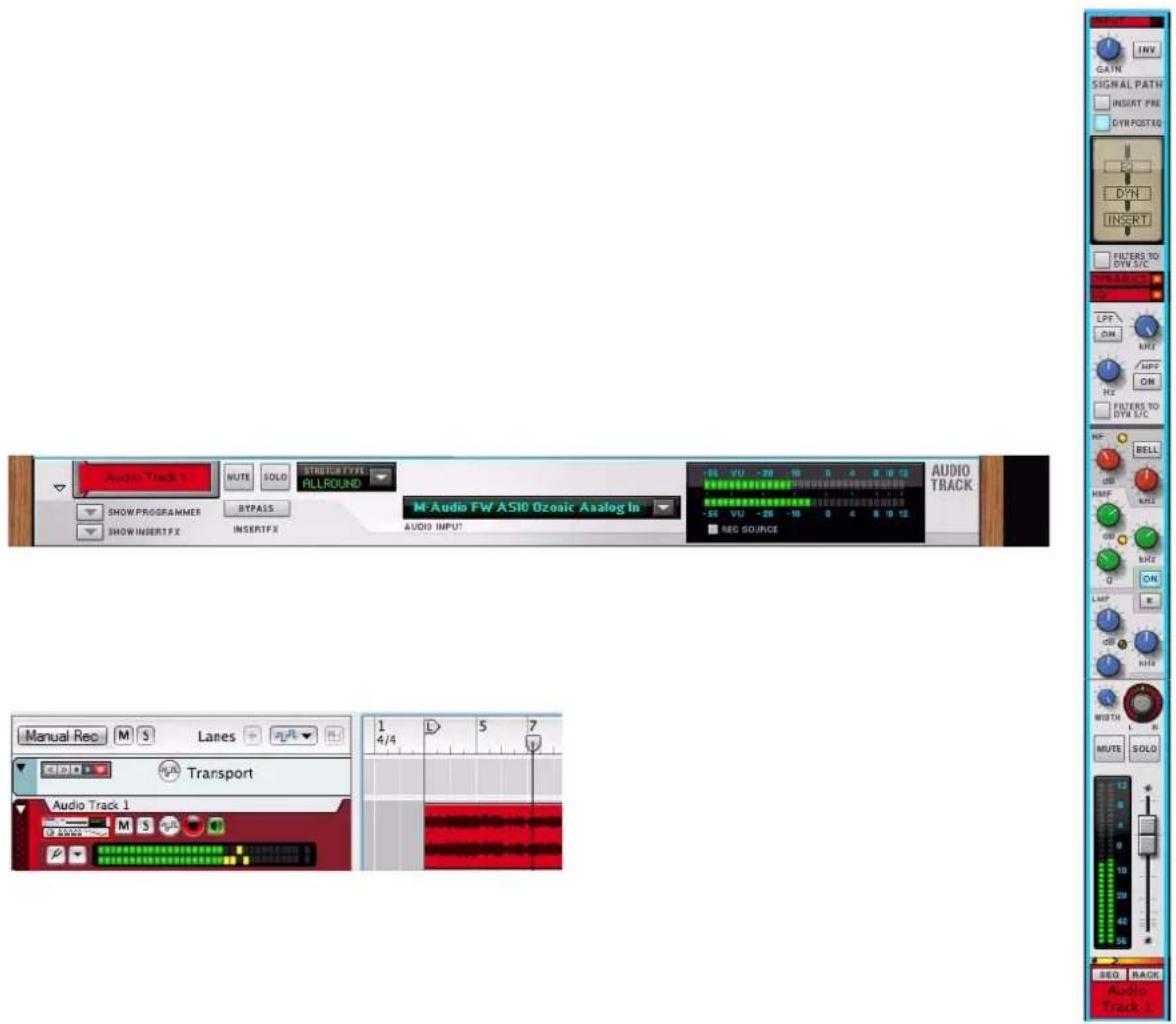 PROPELLERHEAD Reason 6.0 - La piste audio, son module et la bande de voie de mixage - 1
