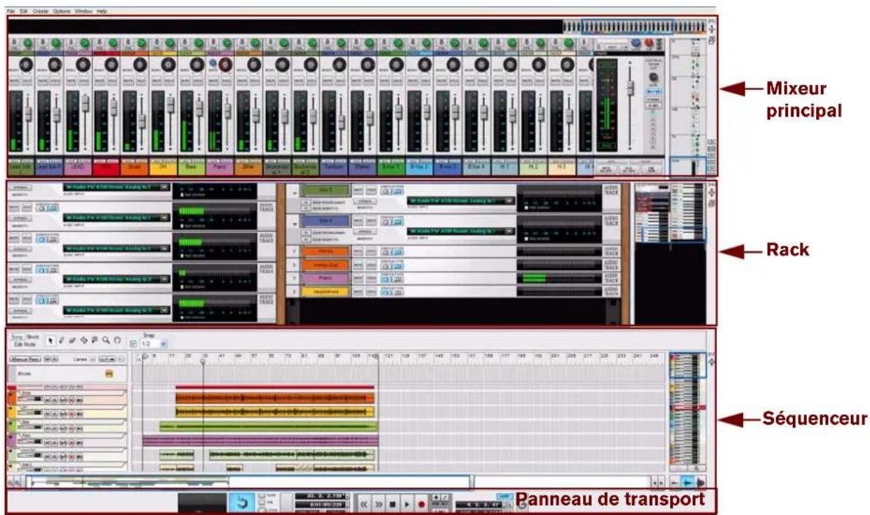 PROPELLERHEAD Reason 6.0 - Aperçu de la fenêtre du morceau - 1