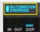 PROPELLERHEAD Reason 6.0 - ! Lorsque vous arrêtez d'enregistrer, vous devez cliquer une deuxième fois sur Stop, ou sur le bouton « Écrasement de l'automation » situé au-dessus des vu-mêtres de l'audio sur le panneau de transport pour que les cordures d'automation vertes apparaissent sur le panneau du module. - 1