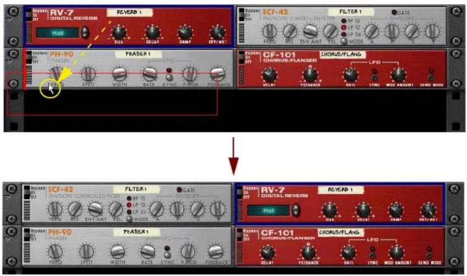 PROPELLERHEAD Reason 6.0 - Réorganisation dans le rack - 1