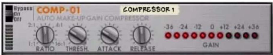 PROPELLERHEAD Reason 6.0 - Compresseur de gain de sortie automatique COMP-01 - 1