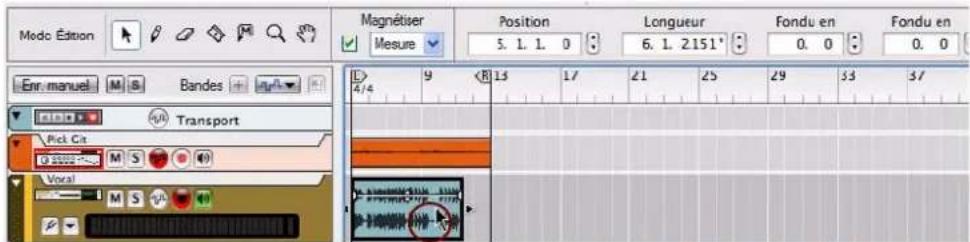 PROPELLERHEAD Reason 6.0 - Ouverture de clips audio à partir du mode Arrangement - 1