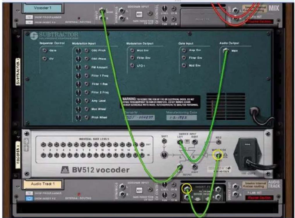 PROPELLERHEAD Reason 6.0 - Vocodage d'une piste audio existante - 2