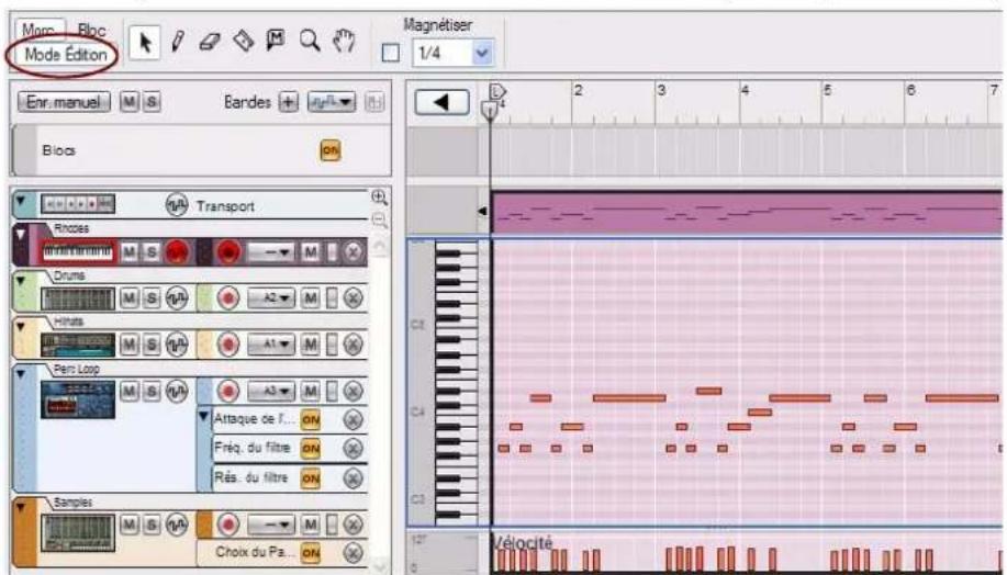 PROPELLERHEAD Reason 6.0 - Le mode Édition - 1