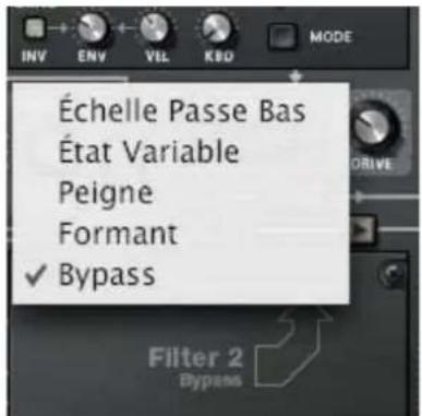 PROPELLERHEAD Reason 6.0 - Cliquez sur la flèche de pop-up dans le coin supérieur gauche de l'emplacement de l'oscillateur 2 et selectionnéz y un second oscillateur à partir du menu pop-up. - 4
