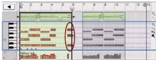 PROPELLERHEAD Reason 6.0 - Collage d'evénements en dehors d'un clip ouvert - 3
