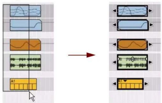 PROPELLERHEAD Reason 6.0 - Sélection de plusieurs clips - 1