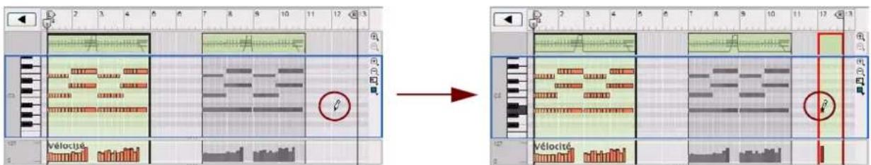 PROPELLERHEAD Reason 6.0 - À propos du dessin de notes en dehors d'un clip ouvert - 3