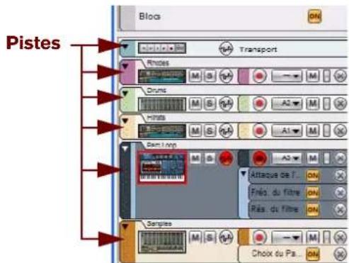 PROPELLERHEAD Reason 6.0 - Aperçu des pistes - 1