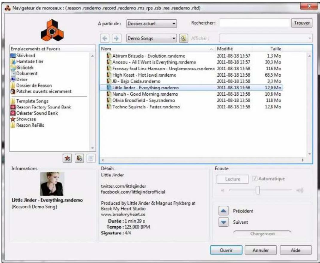 PROPELLERHEAD Reason 6.0 - Utilisation du navigateur - 1