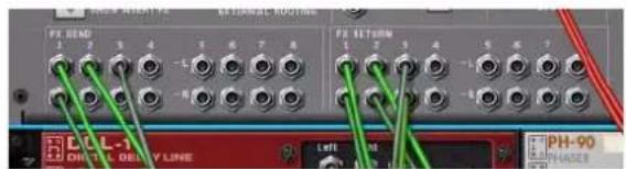 PROPELLERHEAD Reason 6.0 - Section Retours d'effets - 2
