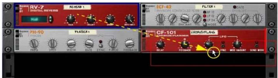 PROPELLERHEAD Reason 6.0 - Réorganisation dans le rack - 2