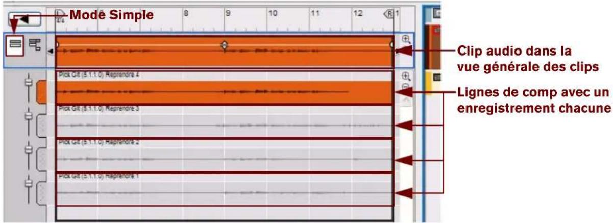 PROPELLERHEAD Reason 6.0 - Relation entre les clips, les lignes de comp et les enregistrements - 1
