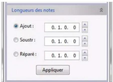 PROPELLERHEAD Reason 6.0 - Redimensionnement de notes avec la fonction « Longueurs de notes » - 1