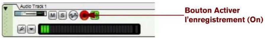 PROPELLERHEAD Reason 6.0 - Activier l'enregistrement d'une piste audio - 1