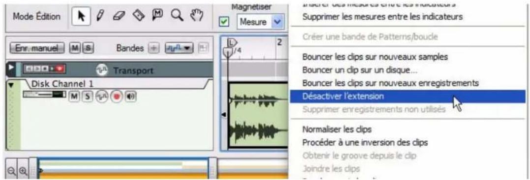 PROPELLERHEAD Reason 6.0 - Égalisation d'un clip audio importé avec le tempo du morceau - 1