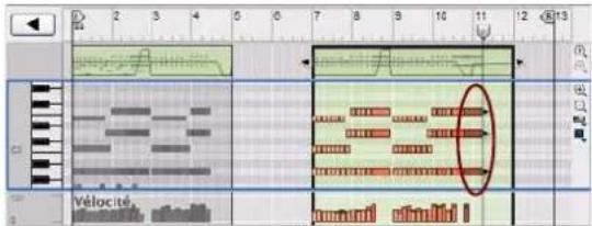 PROPELLERHEAD Reason 6.0 - Collage d'evénements en dehors d'un clip ouvert - 6