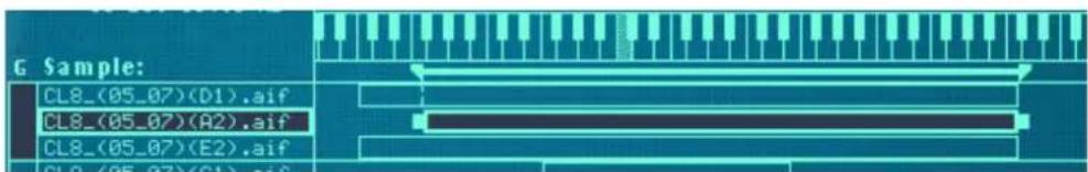PROPELLERHEAD Reason 6.0 - En déplaçant les poignées de limites dans la zone de barre - 2