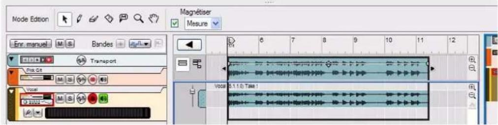 PROPELLERHEAD Reason 6.0 - Ouverture d'un clip audio à partir du mode Édition - 2