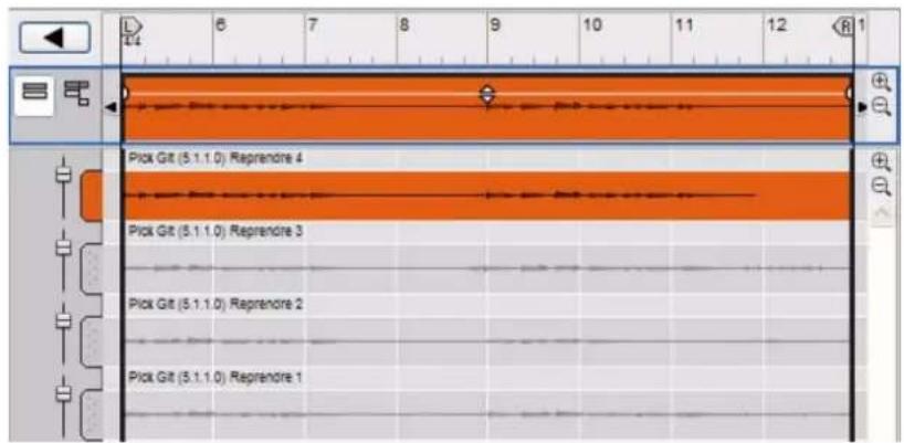 PROPELLERHEAD Reason 6.0 - Sélection d'une ligne de comp pour la lecture en mode Simple - 1