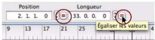PROPELLERHEAD Reason 6.0 - Égalisation des clips via la fonction « Égaliser les valeurs » - 1