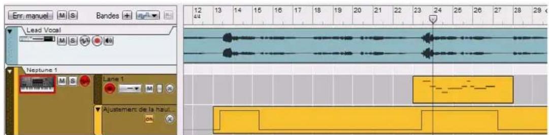 PROPELLERHEAD Reason 6.0 - Utilisation de l'automation pour corriger temporairement le pitch - 1
