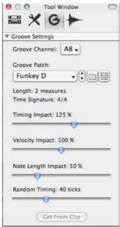 PROPELLERHEAD Reason 6.0 - Réglage du groove - 1