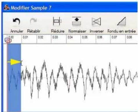 PROPELLERHEAD Reason 6.0 - Application de fondu en entrée/en sortie sur des samples - 1