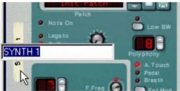 PROPELLERHEAD Reason 6.0 - Nommer des modules - 1