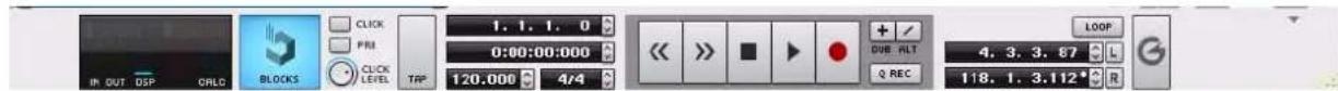 PROPELLERHEAD Reason 6.0 - Le Panneau de Transport - 1