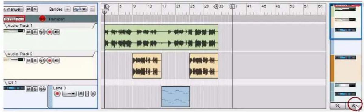 PROPELLERHEAD Reason 6.0 - Zoom vertical dans le séquenceur - 1