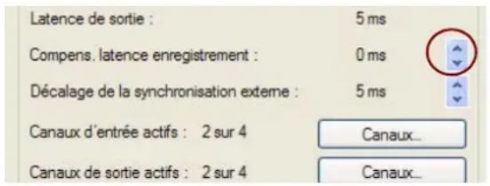 PROPELLERHEAD Reason 6.0 - ! L'ajustement du paramètre Compensation de latence d'enregistrement n'est jamais requis lorsque vous avez sélectionné « Automatique » dans la section Monitoring sur la page Audio des Préférences - voir « Monitoring » - 1