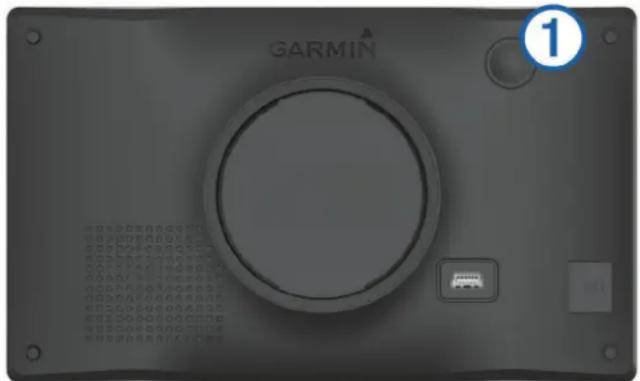 GARMIN Dezl OTR500 - Mise sous/hors tension de l'appareil - 1