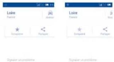 ALCATEL One Touch 6012X - Comment attribuer (ou supprimer) une étoile à un lieu - 1